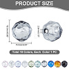   10Pcs 10 Colors Transparent Handmade Blown Glass Globe Beads GLAA-PH0002-54-3