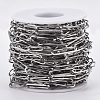 Tarnish Resistant 304 Stainless Steel Paperclip Chains CHS-T003-02-2