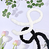 2Pcs 2 Colors Faux Fur Chenille Stick Fabric Roll for Christmas Tree Decor or Wreath Bows Craft FIND-CY0002-10A-5