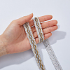 14.5M Polyester Lace Trim Ribbon OCOR-WH0101-244B-4