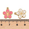 304 Stainless Steel Enamel Pendants STAS-A135-15B-G-3