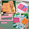 1Pc PU Imitation Leather Mahjong Scorecard Cover AJEW-GL0003-41-7