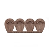 4-Slot Wood Jewelry Display Stands ODIS-A014-01A-2