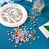  1550Pcs 12 Style Plating ABS & CCB Plastic Beads FIND-TA0002-43-6