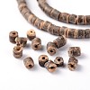 Natural Coconut Column Bead Strands COCB-O001-04-2