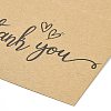 Kraft Paper Thank You Greeting Cards DIY-F120-01J-5