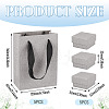 5Pcs Square Paper Jewelry Display Cases CON-TA0001-39A-02-4