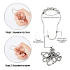12Pcs Iron Shower Curtain Rings for Bathroom AJEW-FH0003-37AS-3