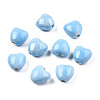 Glazed Porcelain Beads PORC-T007-21-07-1