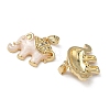 Brass Micro Pave Cubic Zirconia Pendants KK-F924-20B-G02-2