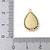 Brass Micro Pave Cubic Zirconia Pendants KK-K399-02G-01-3