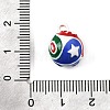 Alloy Enamel Pendants AL-CBAA4B4-03-3