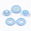 Rubberized Style Acrylic Beads LS-MACR-T022-02C-3