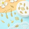 DIY Leafy Jewelry Making Finding Kit STAS-CJ0002-43-5