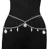 Alloy Moon Sun Star Double Layer Tassel Waist Chains WG6E939-02-1