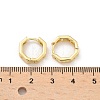 Hollow Cross Brass Hoop Earrings EJEW-Z102-41G-5
