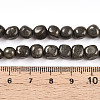 Natural Pyrite Beads Strands G-N346-04A-01-5