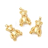 Rack Plating Brass Micro Pave Cubic Zirconia Pendants KK-B068-10G-2