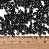 Spray Painted Glass Seed Beads SEED-F005-08A-05-4