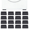Rubber Anti-slip and Shock-Absorbing Foot Pads for Washing Machines AJEW-WH0696-615-1