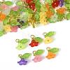 50Pcs Transparent Acrylic Pendants PALLOY-FS00043-06-2