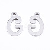 201 Stainless Steel Charms STAS-T044-217P-G-2