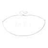 1.5MM Brass Torque Choker Necklaces KK-CBA3297-12P-4