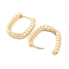 Brass Hoop Earrings EJEW-G363-12KCG-2