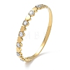 304 Stainless Steel & Glass Hinged Bangles for Women BJEW-Z178-05G-4