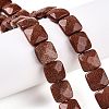 Synthetic Goldstone Beads Strands G-T138-167-1