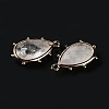 Natural Quartz Crystal Pendants G-B009-02G-N-3