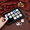 Rectangle Paper Loose Diamond Organizer Trays CON-WH0095-80-3