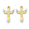 Alloy Rhinestone Pendants RB-CBA18BA-04G-1