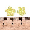 UV Plating Opaque Acrylic Bead Cap OACR-K001-40F-3