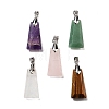 Natural Mixed Stone Faceted Pendants G-F774-02-1