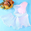 5 Yards Polyester Ruffled Ribbon OCOR-TA0004-06F-5