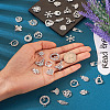  50Pcs 25 Styles Alloy Rhinestone Charms FIND-TA0002-94-15