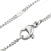 Non-Tarnish 304 Stainless Steel Link Chain Necklaces LS-NJEW-F248-16A-P-2