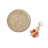 10Pcs 10 Styles Copper Wired Gemstone Pendants PALLOY-JF02922-2