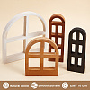 8Pcs 4Styles Wood Cutouts WOOD-WH0131-21C-4