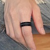 Titanium Steel Finger Rings for Unisex WG511F1-07-2