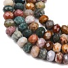 Natural Ocean Agate/Ocean Jasper Beads Strands G-C259-A32-5x8mm-6