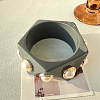 Resin & Plastic Pearl Bangles for Women WG73613-04-1