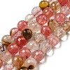 Tigerskin Glass Beads Strands G-E571-A07-02-1