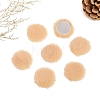 Imitation Rabbit Fur Ball Fabric Cabochons PW-WG0C4D6-03-1