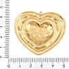 Valentine's Day 304 Stainless Steel Red Enamel & Natural Shell Pendants STAS-G398-04G-3