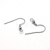 316 Surgical Stainless Steel Earring Hooks X-STAS-E009-1-1