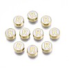 Alloy Enamel Beads ENAM-N052-006-01R-RS-1