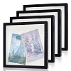 4Pcs Plywood Money Box Photo Frames ODIS-WA0001-16C-1