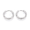 304 Stainless Steel Hoop Earrings STAS-T074-26P-1